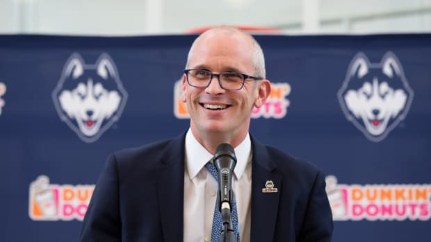 UConn men's basketball head coach, Dan Hurley